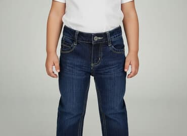 spodnie mcneal: Spodnie jeansowe, Lupilu, 1.5-2 lat, 92, stan - Idealny — 1