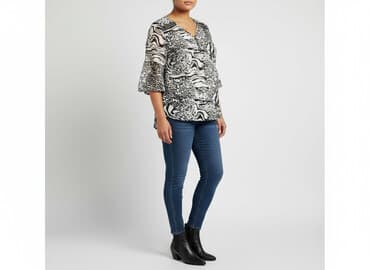 sukienka w panterkę, mohito: Bluzka damska, rozmiar XL — 7