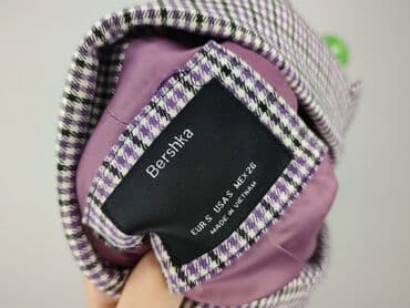 kurtka z imitacji skóry bershka: Bershka, Marynarka damska, rozmiar S — 4