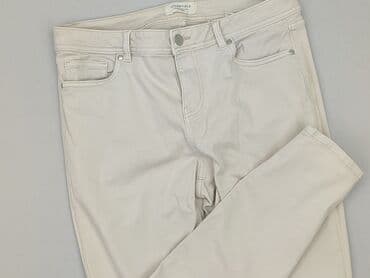 biale spodnie lidl: Tchibo, Jeansy damskie, L — 1