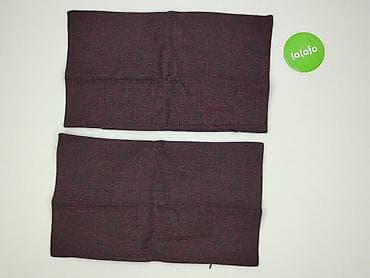 used stuff: Dwie poszewki dekoracyjne na poduszki - Kolor: ciemny grafit/antracyt — 3