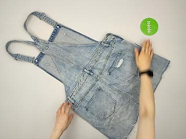 ragged jeans: H&M, Ogrodniczki damskie, rozmiar L — 3
