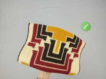 obrus żółty: Bieżnik/serweta na stół – ręcznie robiony gobelin na kanwie - Wzór — 4