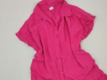 bluzka fuksja plus size: Bluzka damska, S — 1
