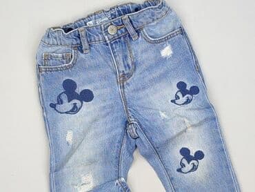 Spodnie jeansowe, Disney, 1.5-2 lat, 92, stan - Bardzo dobry