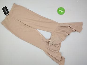 szerokie spodnie pull: PrettyLittleThing, Spodnie materiałowe damskie, rozmiar S — 3