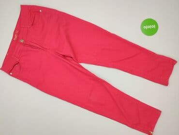 różowe jeansy damskie: Jeansy damskie, rozmiar XL — 2