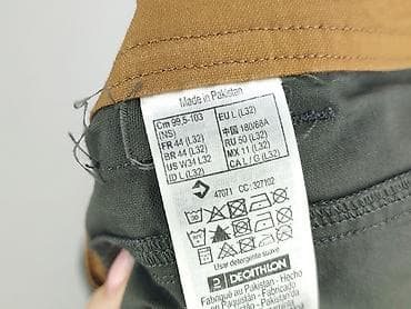 spodnie cargo: Męskie spodnie trekkingowe Decathlon (rozmiar EU L / L32, US W34 L32) — 4