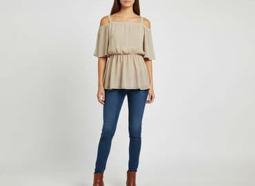 apricot bluzki: Bluzka damska, rozmiar M — 5