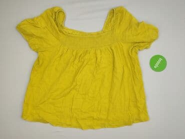 żółte bluzki z krótkim rękawem: Bluzka damska, rozmiar 5XL — 2