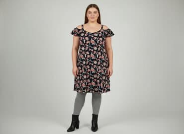 sukienki plażowe plus size: In Extenso, Sukienka damska, rozmiar 4XL — 6
