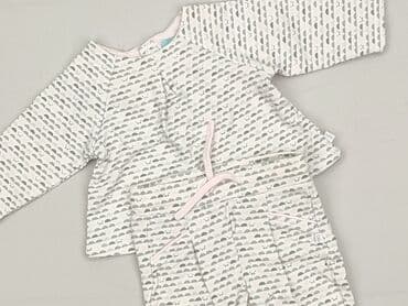 kamizelka z futra ekologicznego: Set for baby, Okaidi, 1-3 months, condition - Perfect — 1