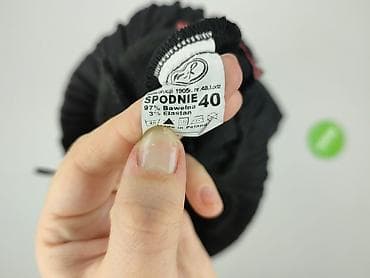 pull and bear spodenki dresowe: Spodnie materiałowe damskie, rozmiar M — 6