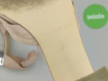 srebrne sandały reserved: Reserved, Sandały damskie, 41 — 6