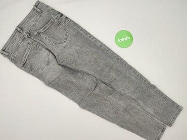 srebrne buty deichmann: DENIM JEANS, Jeansy damskie, M — 3