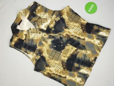 żółte bluzki z krótkim rękawem: Classic, Bluzka damska, rozmiar 5XL — 2