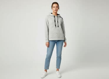 sinsay bluzy chłopięce: Sinsay, Bluza z kapturem damska, rozmiar XS — 6