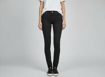 klapki louis vuitton czarne: Jeansy damskie, rozmiar S — 1