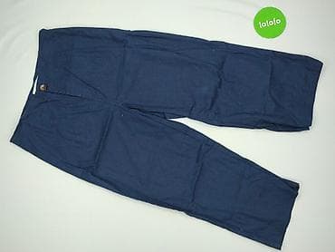 lenary jeansy: Spodnie materiałowe damskie, rozmiar L — 2