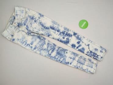 srebrne legginsy: Jeansy damskie, XS — 2