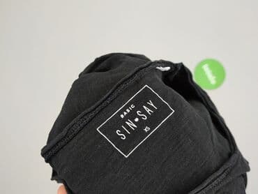 czarne t shirty basic: Sinsay, T-shirt damski, rozmiar XS — 4