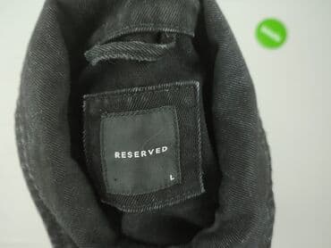 koszulka z a: Kurtka jeansowa dla mężczyzn, L — 4