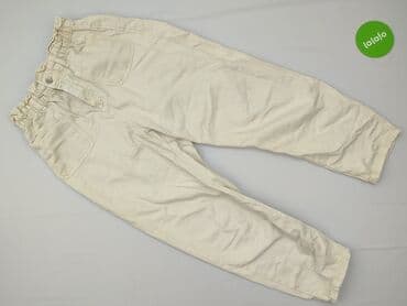 zara spodnie damskie len: Zara, Material trousers for women, size M — 2