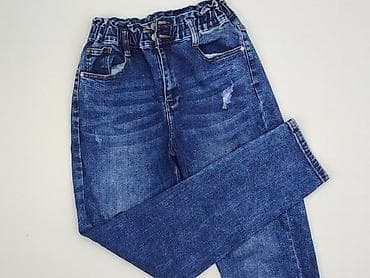 black baggy jeans: Denim Life, Jeansy damskie, rozmiar M — 1