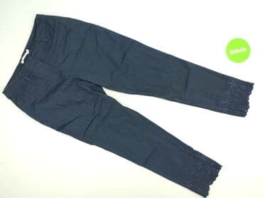 Women: QUIOSQUE, Material trousers for women, size S (EU 36) — 2