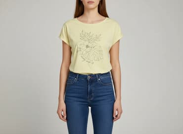 chabrowy t shirty: Beloved, T-shirt damski, rozmiar M — 6