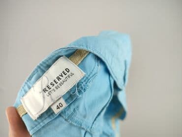 chinosy damskie reserved: Reserved, Spodnie materiałowe damskie, rozmiar L — 4