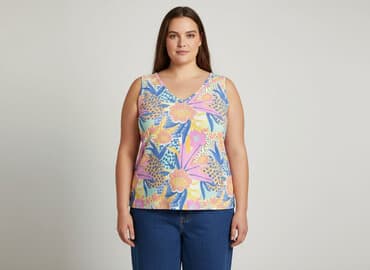 koszula hawajska c a: Tu, T-shirt damski, rozmiar 5XL — 6