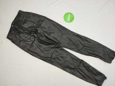 zara spodnie z imitacji skóry: Zara, Spodnie materiałowe damskie, rozmiar M — 2