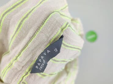 bluzka w paski pepco: Papaya, Bluzka damska, rozmiar M — 4