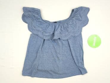 niebieska satynowa sukienka zara: Reserved, Bluzka damska, rozmiar M — 2