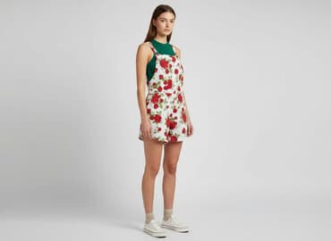 bialy kombinezon na jedno ramie: H&M, Kombinezon damski, rozmiar L — 1