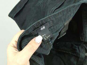 hm krótkie spodenki czarne: H&M, Szorty damskie, rozmiar S — 4