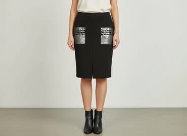 spódnice ciążowe czarne: Spódnica damska, rozmiar M — 7