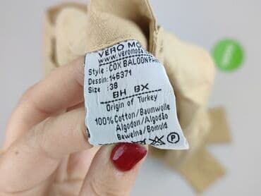 spodnie dresowe tureckie: Vero Moda, Spodnie materiałowe damskie, M — 5