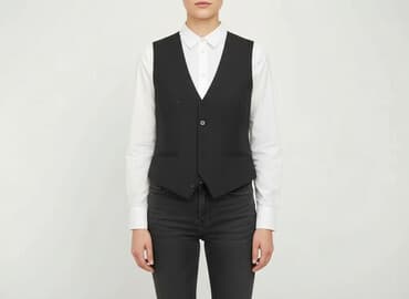 zara kamizelka haftowana: Kamizelka damska, rozmiar S — 1