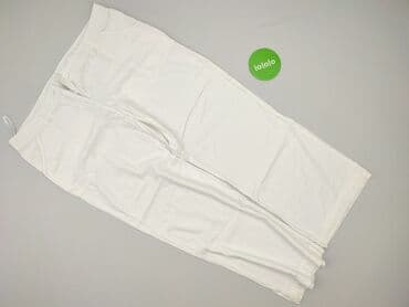 długie spodnie damskie dla wysokich: Janina, Spodnie materiałowe damskie, rozmiar 2XL — 2