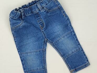legginsy woskowane hm: Spodnie jeansowe, H&M, 6-9 miesięcy, stan - Idealny — 1