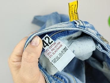 jeansy pull: Spodnie 3/4 damskie, rozmiar XL — 5