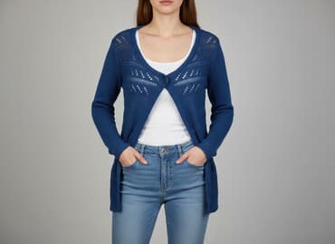 sweter świąteczny c a: Kardigan damski, S — 6