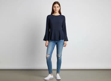 marynarka damska niebieska reserved: Wearhouse, Bluzka damska, rozmiar 2XS — 7