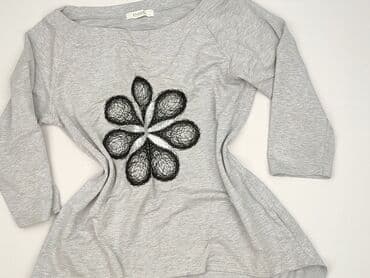 sweter piórkowy na drutach: Bluzka damska, rozmiar L — 1