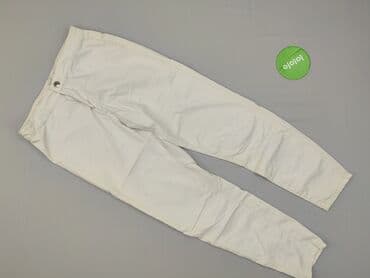 białe cargo bershka: Bershka, Spodnie materiałowe damskie, rozmiar S — 2