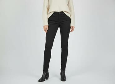 dżinsy czarne: Noisy May, Jeansy damskie, rozmiar S — 6