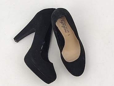 czarne converse na platformie: New Look, Półbuty damskie, rozmiar 38.5 — 1