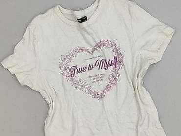 basic koszulka biala: Sinsay, T-shirt damski, rozmiar M — 1